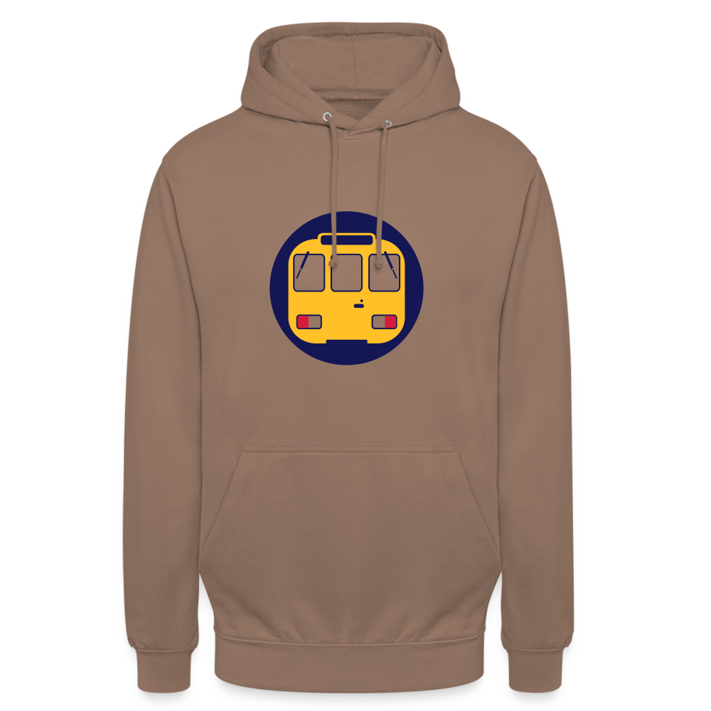 U-Bahntunnel - Unisex Hoodie - Mokka