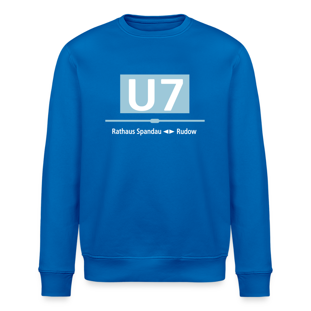U7 - Unisex Bio Sweatshirt - Königsblau