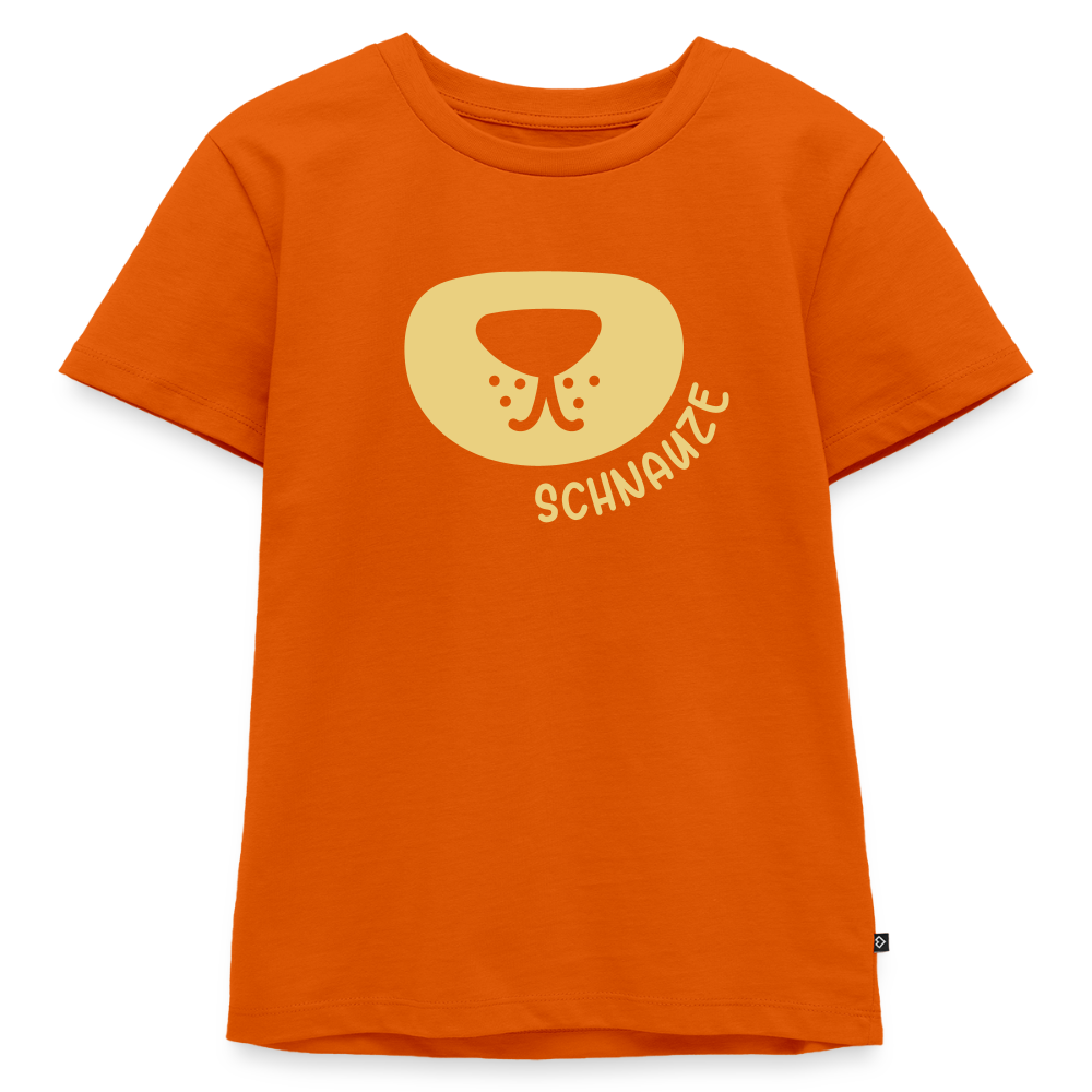 Schnauze - Kinder Premium T-Shirt - Orange 