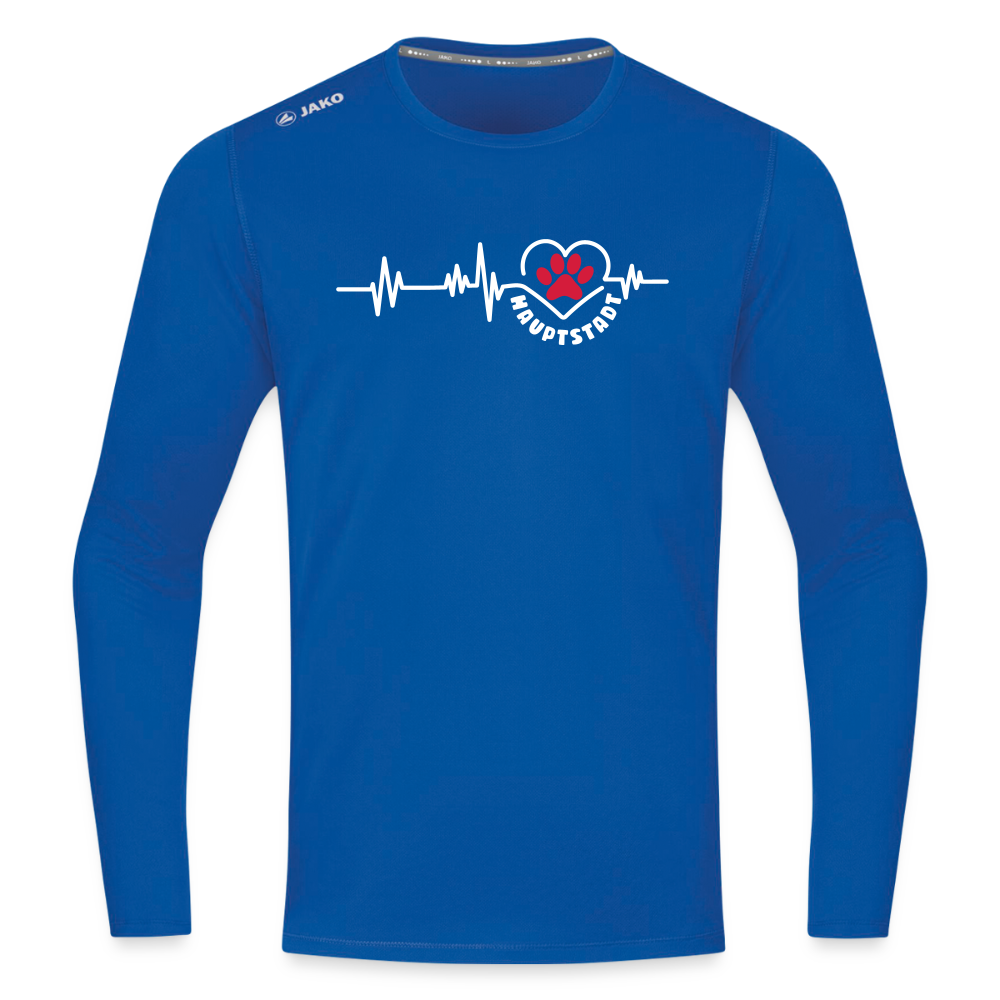 Haupstadt - Männer Sport Langamshirt - Royalblau