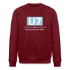 U7 - Unisex Bio Sweatshirt - Burgunderrot