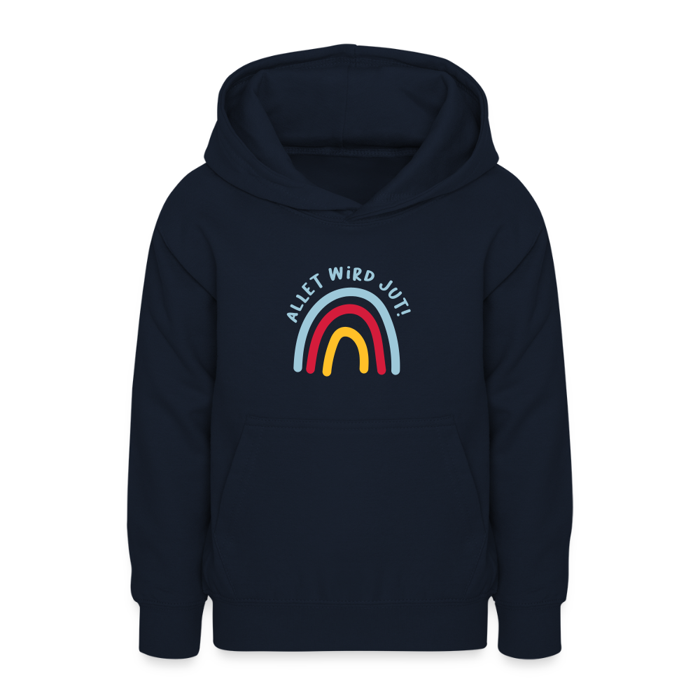 Allet wird jut! - Teenager Hoodie - Navy