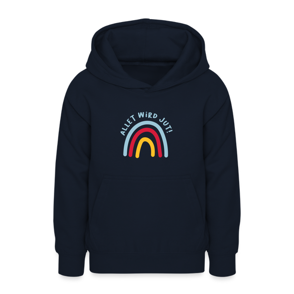 Allet wird jut! - Teenager Hoodie - Navy