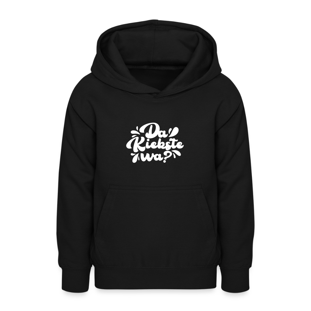 Kiekste - Teenager Hoodie - Schwarz