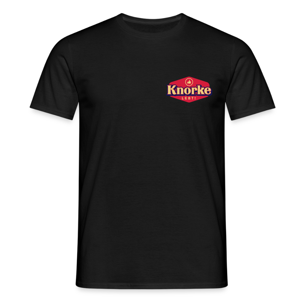 KNORKE lebt! - Männer Premium T-Shirt - Schwarz