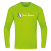 Janz Jenau - Männer Sport Langamshirt - Neongrün