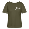 Auwacka! - Relaxed Rundhals Frauen Bio-T-Shirt - Khaki