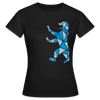 Berliner Bär Geometrie - Frauen Premium T-Shirt - Schwarz