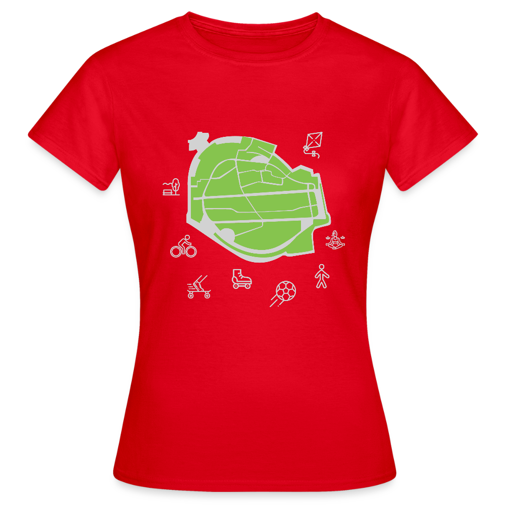 Tempelhof Feld - Frauen Premium T-Shirt - Rot