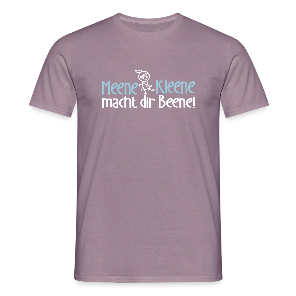 Meene Kleene macht dir Beene! - Männer Premium T-Shirt - Lilagrau