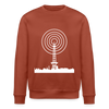 Funkturm im Fokus - Unisex Bio Sweatshirt - Terrakotta