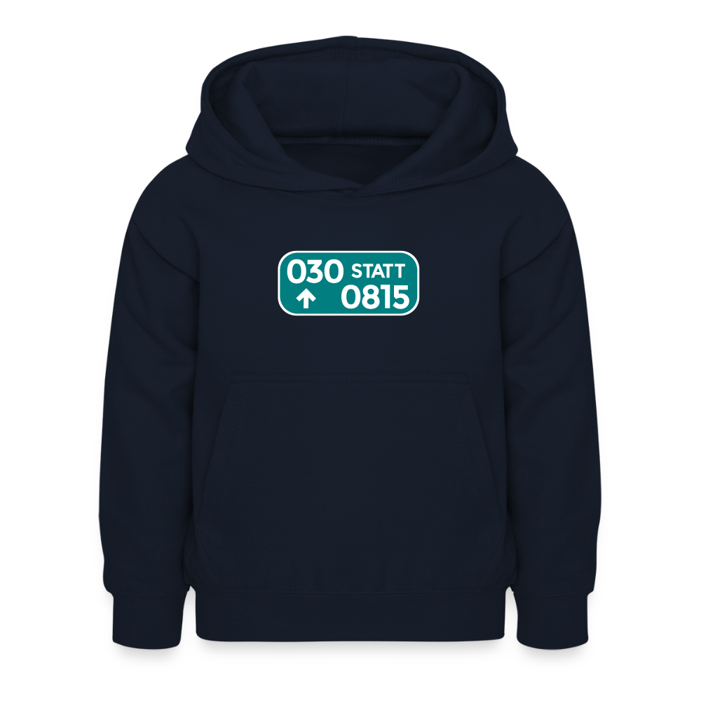 030 statt 0815 - Kinder Hoodie - Navy
