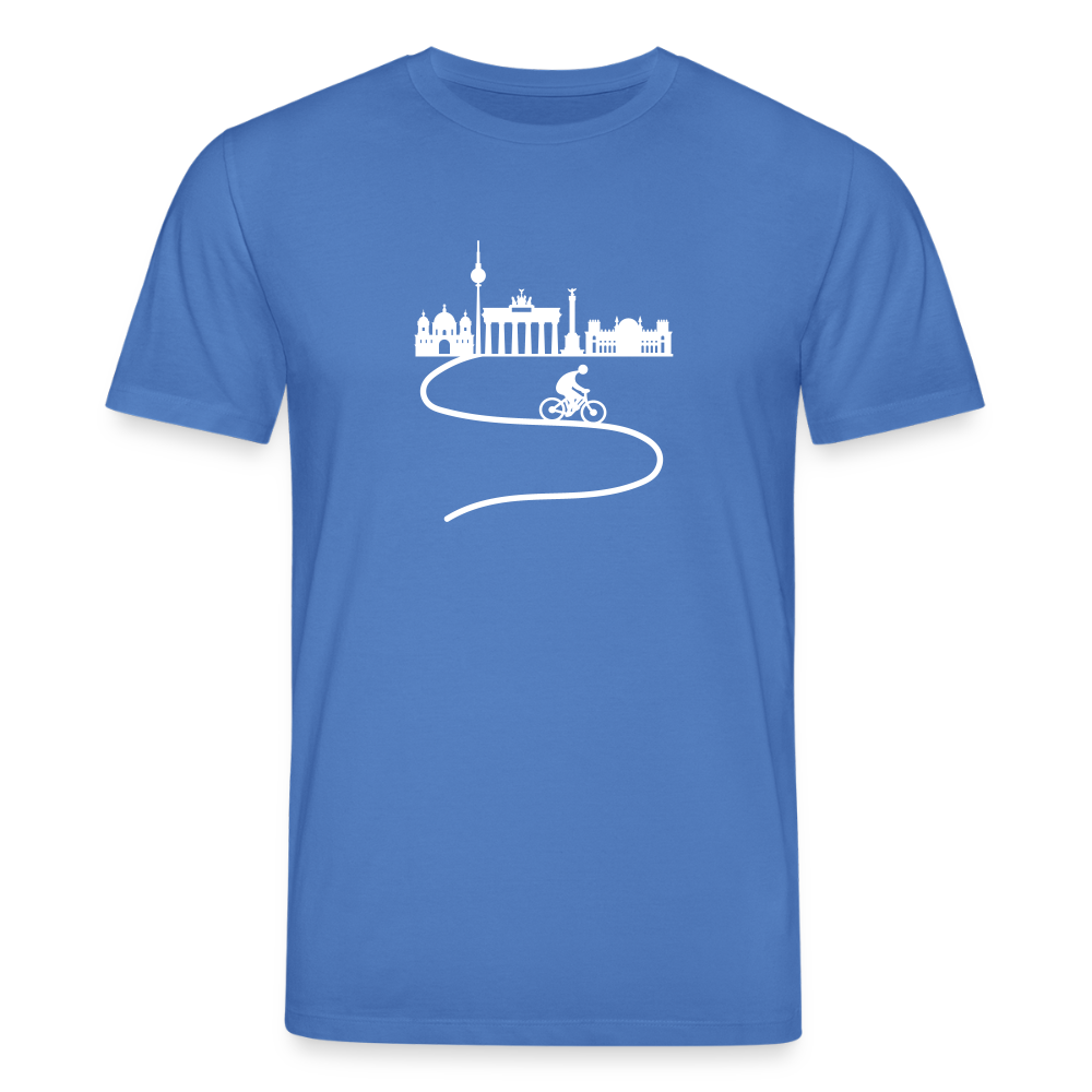 Aus der Stadt - Unisex Bio T-Shirt - Achtsames Blau