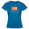 U9 - Frauen Premium T-Shirt - Antikblaues Saphir meliert