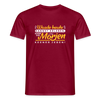 Wasde heute kannst erleben, kann dir morjen keener jeben! - Männer Premium T-Shirt - Ziegelrot