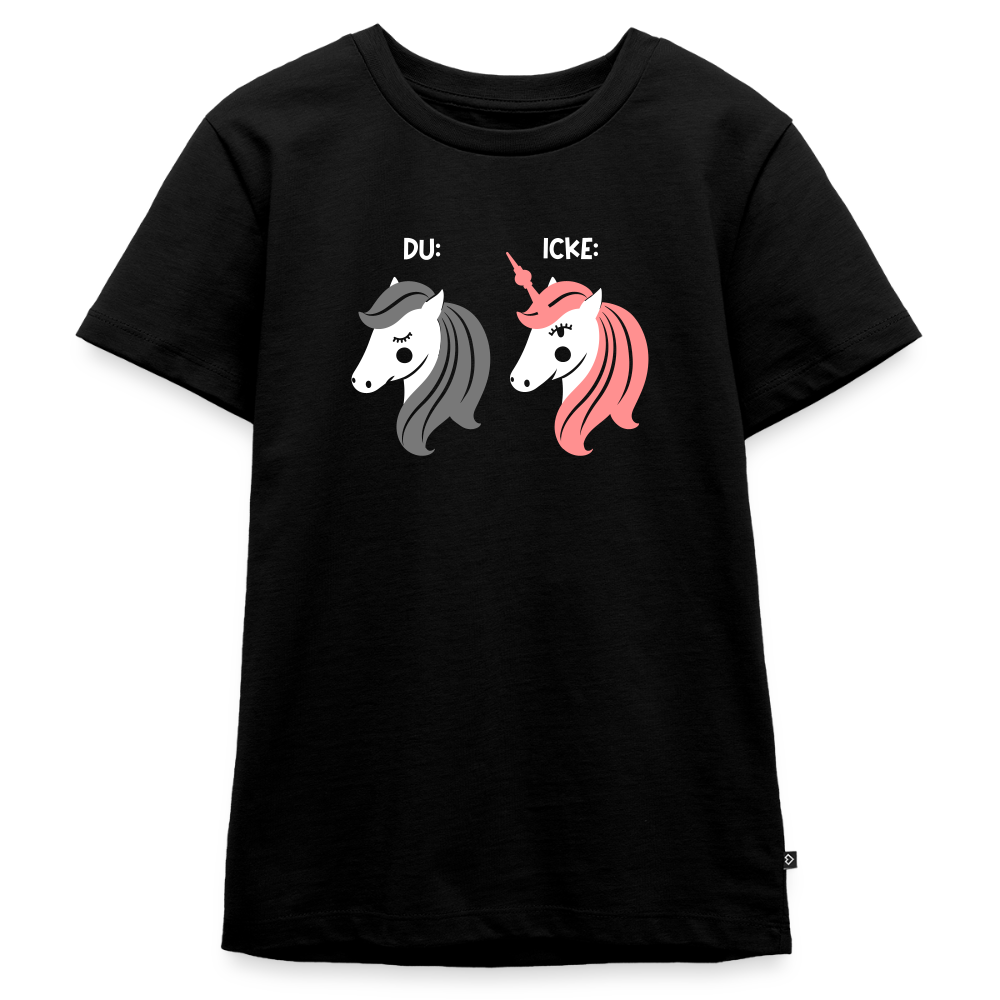Berliner Einhorn - Teenager Premium T-Shirt - Schwarz