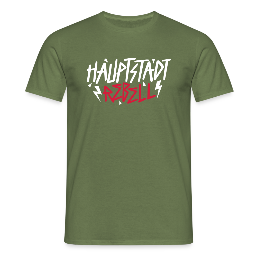 Haupstadt Rebell - Männer Premium T-Shirt - Militärgrün