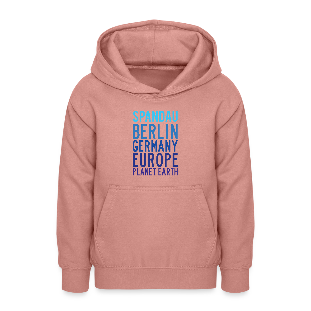 Spandau Planet Earth - Teenager Hoodie - Altrosa