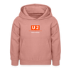U2 Berlin - Kinder Hoodie - Altrosa