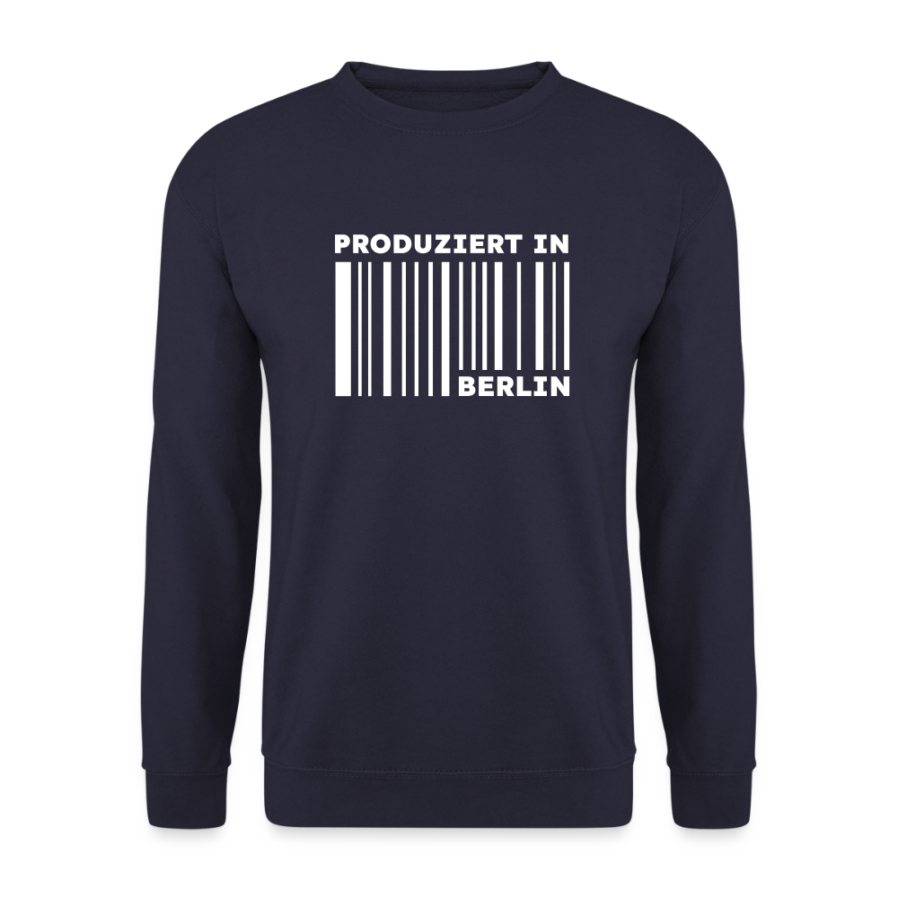 PRODUZIERT IN BERLIN - Unisex Pullover - Navy
