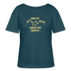 NETT KANN ICK OOCH! - Relaxed Rundhals Frauen Bio-T-Shirt - Dunkles Petrol