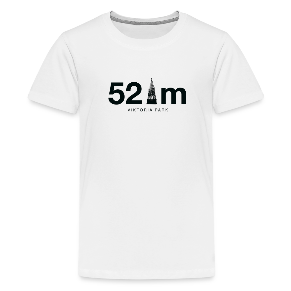 52 m Viktoria Park - Teenager Premium T-Shirt - Weiß
