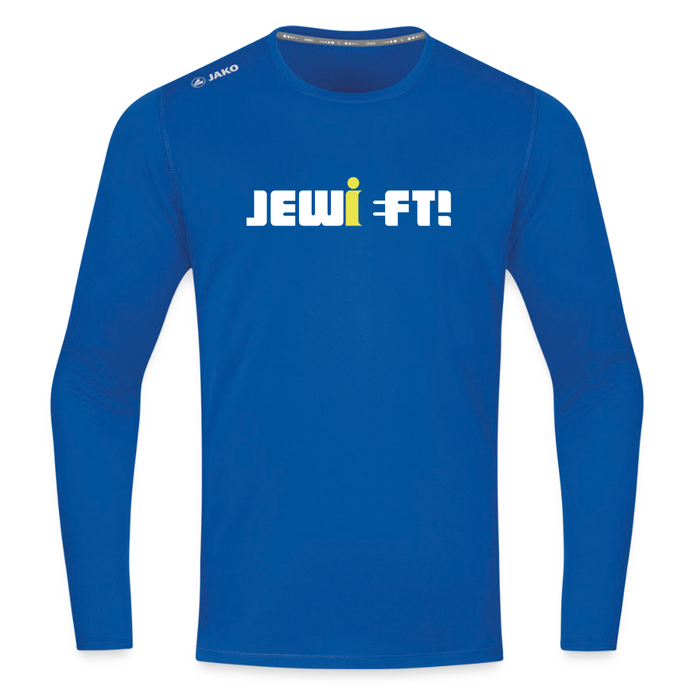 Jewieft! - Männer Sport Langamshirt - Royalblau