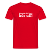 Wenn de dit liest, hör uf! - Männer Premium T-Shirt - Rot