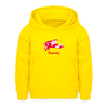 Tempelhof Flugzeug rot - Kinder Hoodie - Gelb