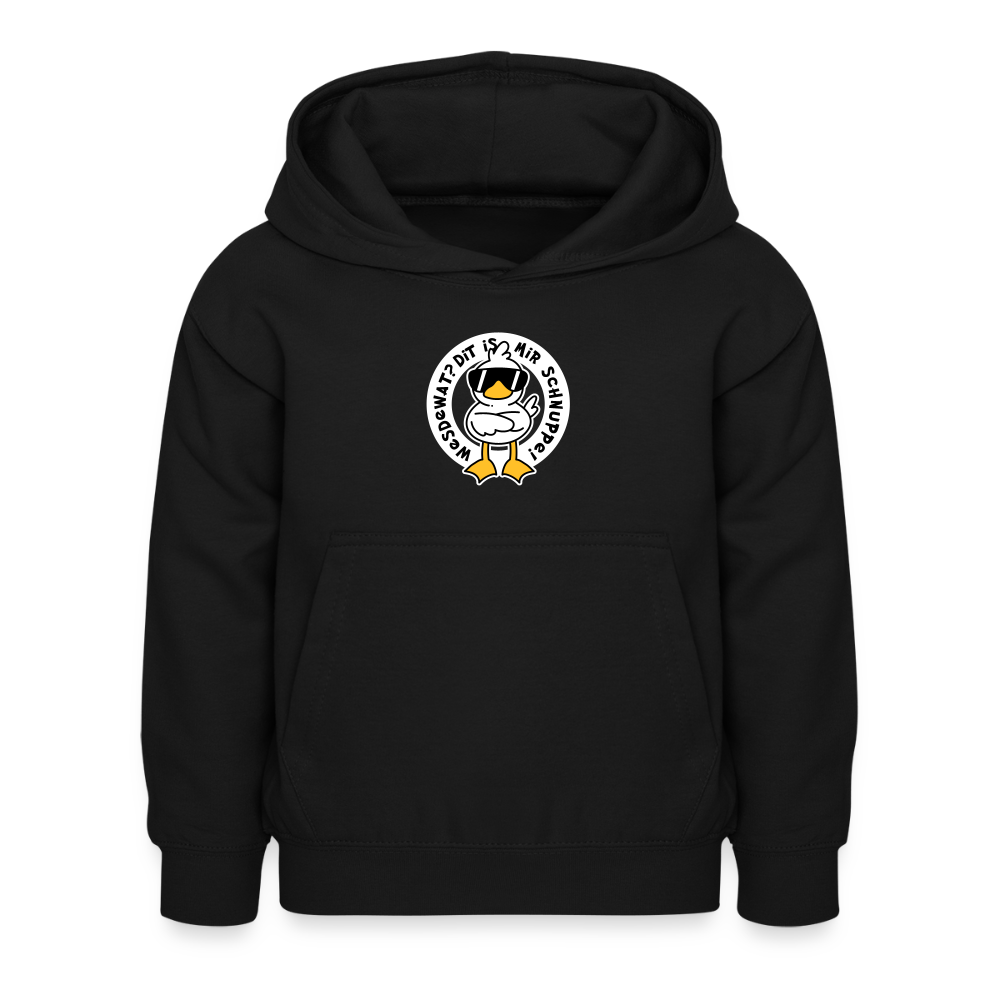 Wesdewat? - Kinder Hoodie - Schwarz