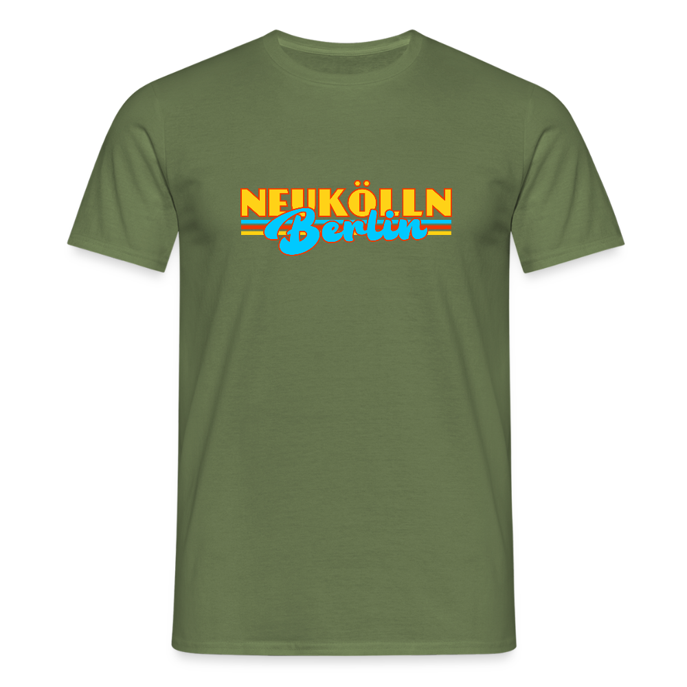 Neukölln Berlin Retro - Männer Premium T-Shirt - Militärgrün