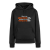Würgt dir das Leben Chilis rein, lass dich auf 'ne scharfe Currywurst ein! - Frauen Premium Hoodie - Schwarz