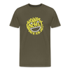 Wennde lachst, mach ick mit! - Männer Premium T-Shirt - Khaki