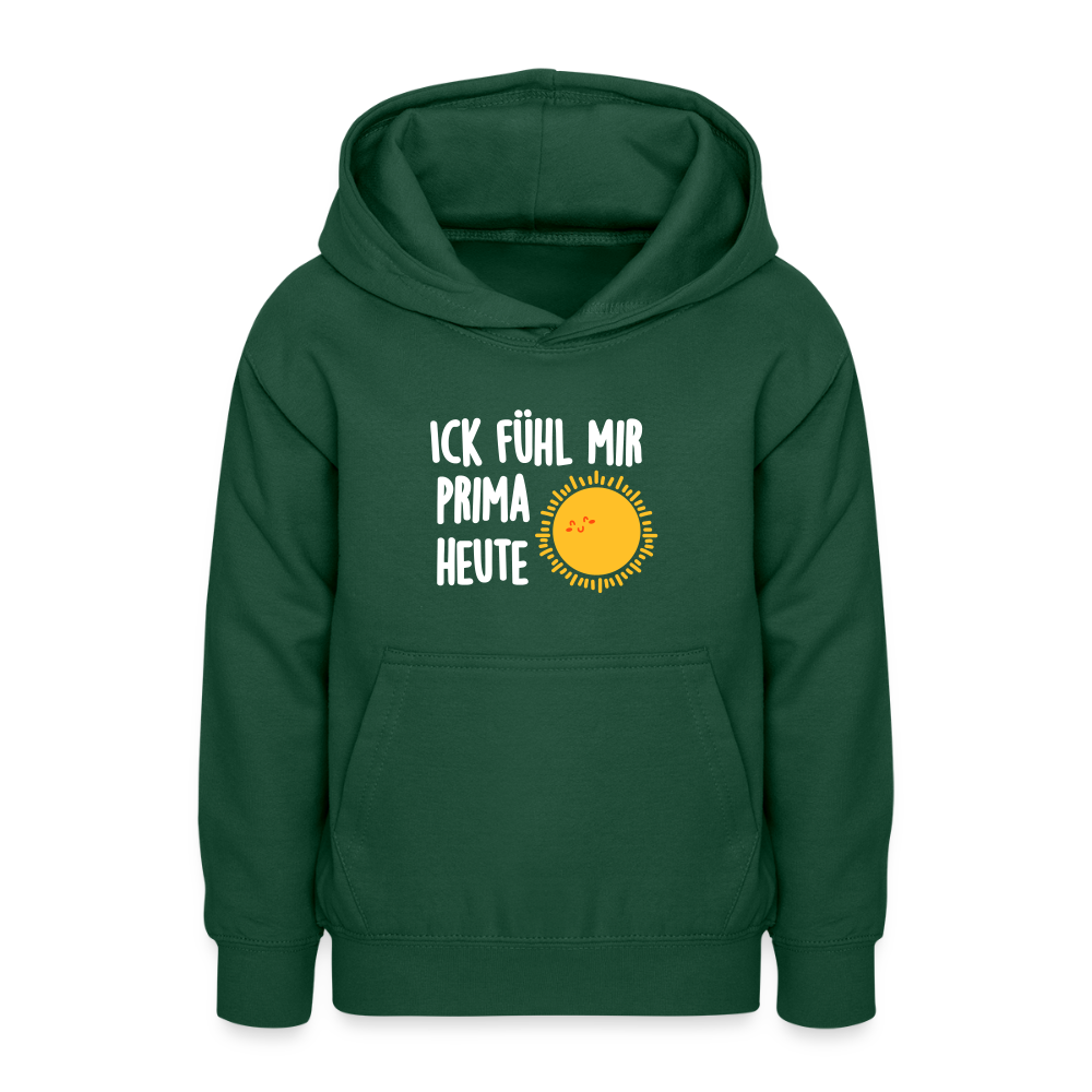Ick fühl mir prima - Teenager Hoodie - Flaschengrün