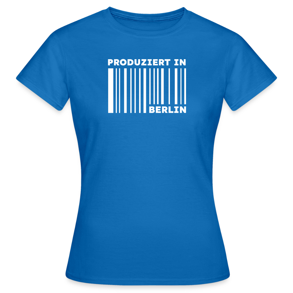 PRODUZIERT IN BERLIN - Frauen Premium T-Shirt - Royalblau