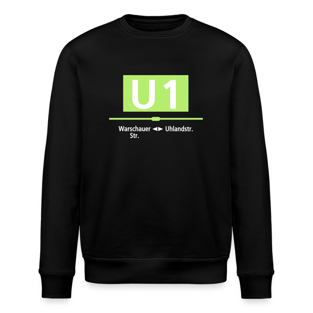 U1 - Unisex Bio Sweatshirt - Schwarz