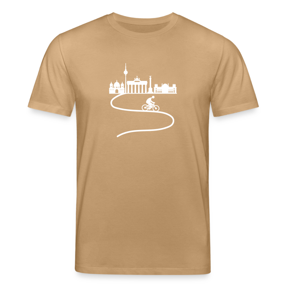 Aus der Stadt - Unisex Bio T-Shirt - Karamell