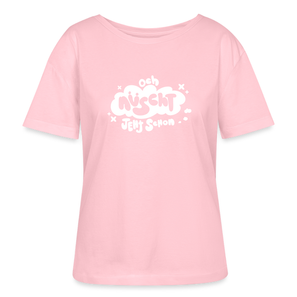 och nüscht jeht schon! - Relaxed Rundhals Frauen Bio-T-Shirt - Hellrosa