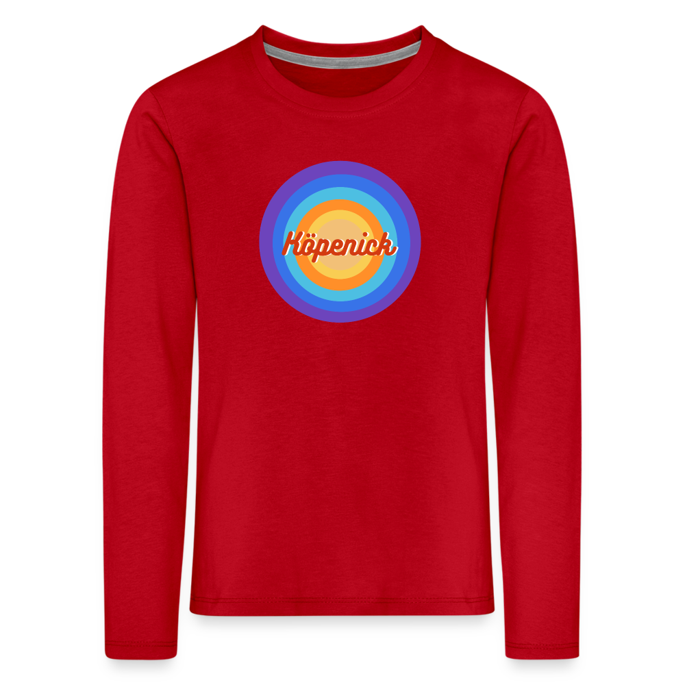 Köpenick Retro - Kinder Langarmshirt - Rot