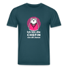 Chefin - Unisex Bio T-Shirt - Dunkles Petrol
