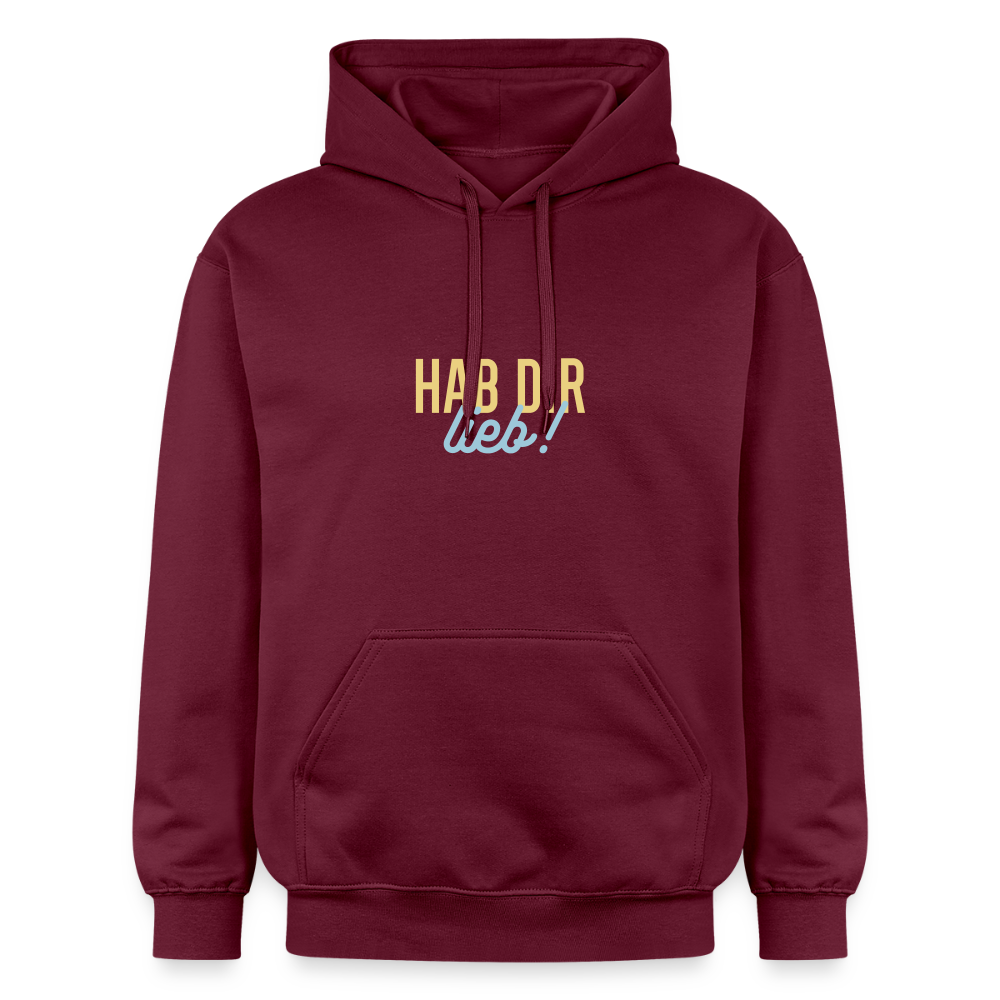 Hab Dir Lieb! - Hoodie - Maroon