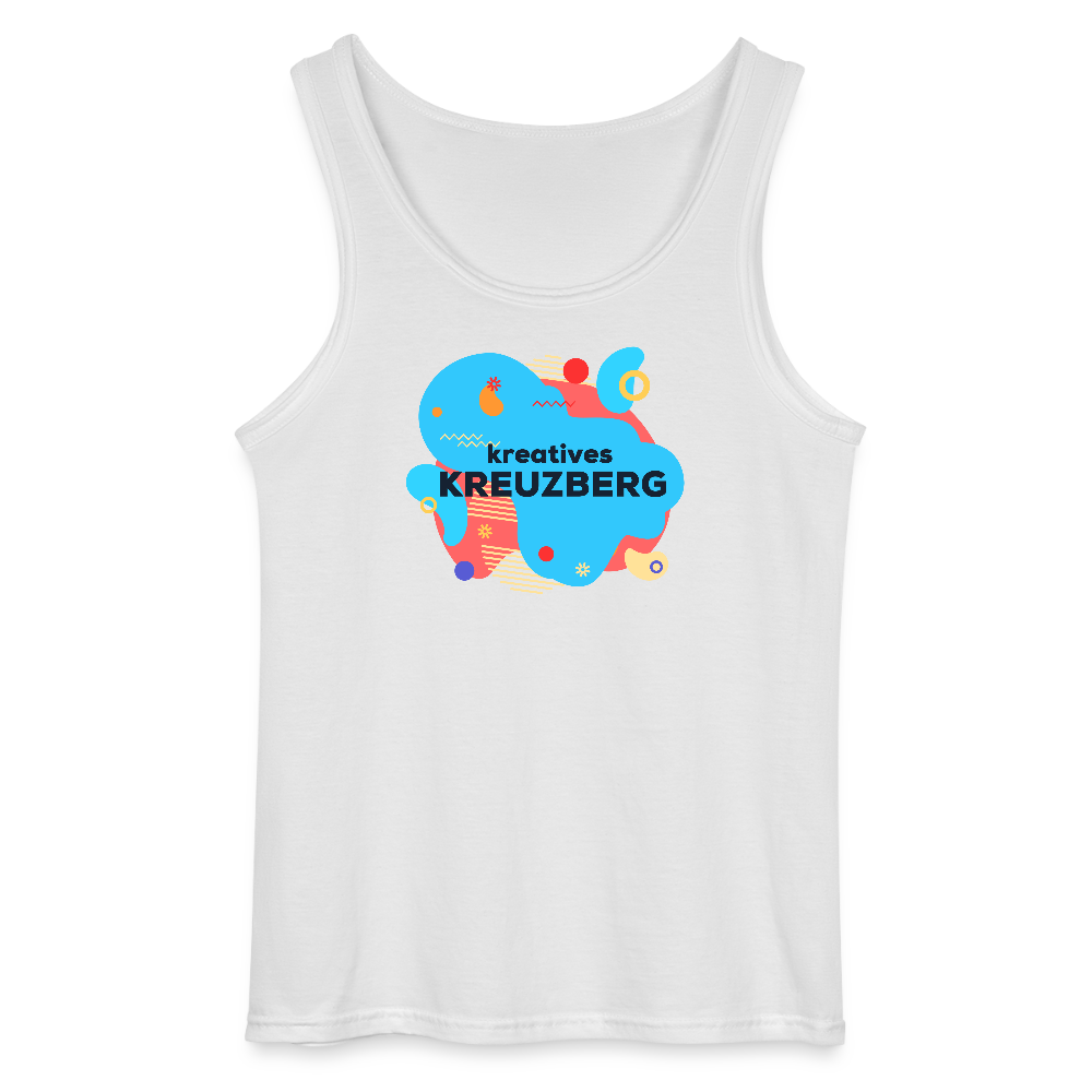 Kreatives Kreuzberg - Männer Tank Top - Weiß