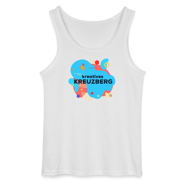 Kreatives Kreuzberg - Männer Tank Top - Weiß