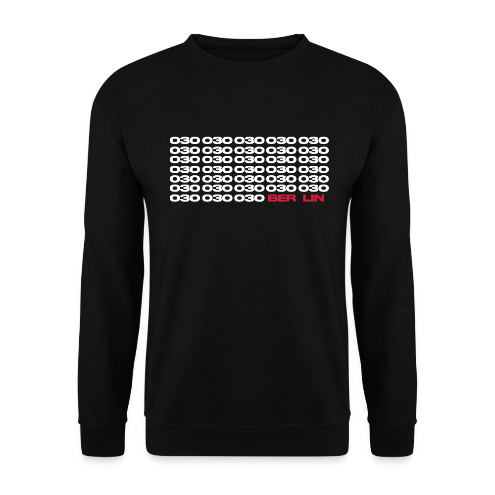030 Berlin - Unisex Pullover - Schwarz