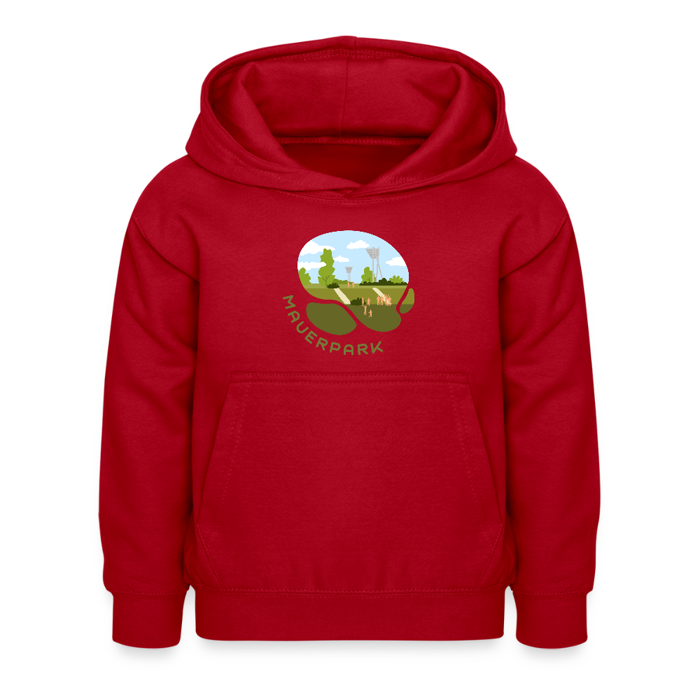 Mauerpark - Kinder Hoodie - Rot