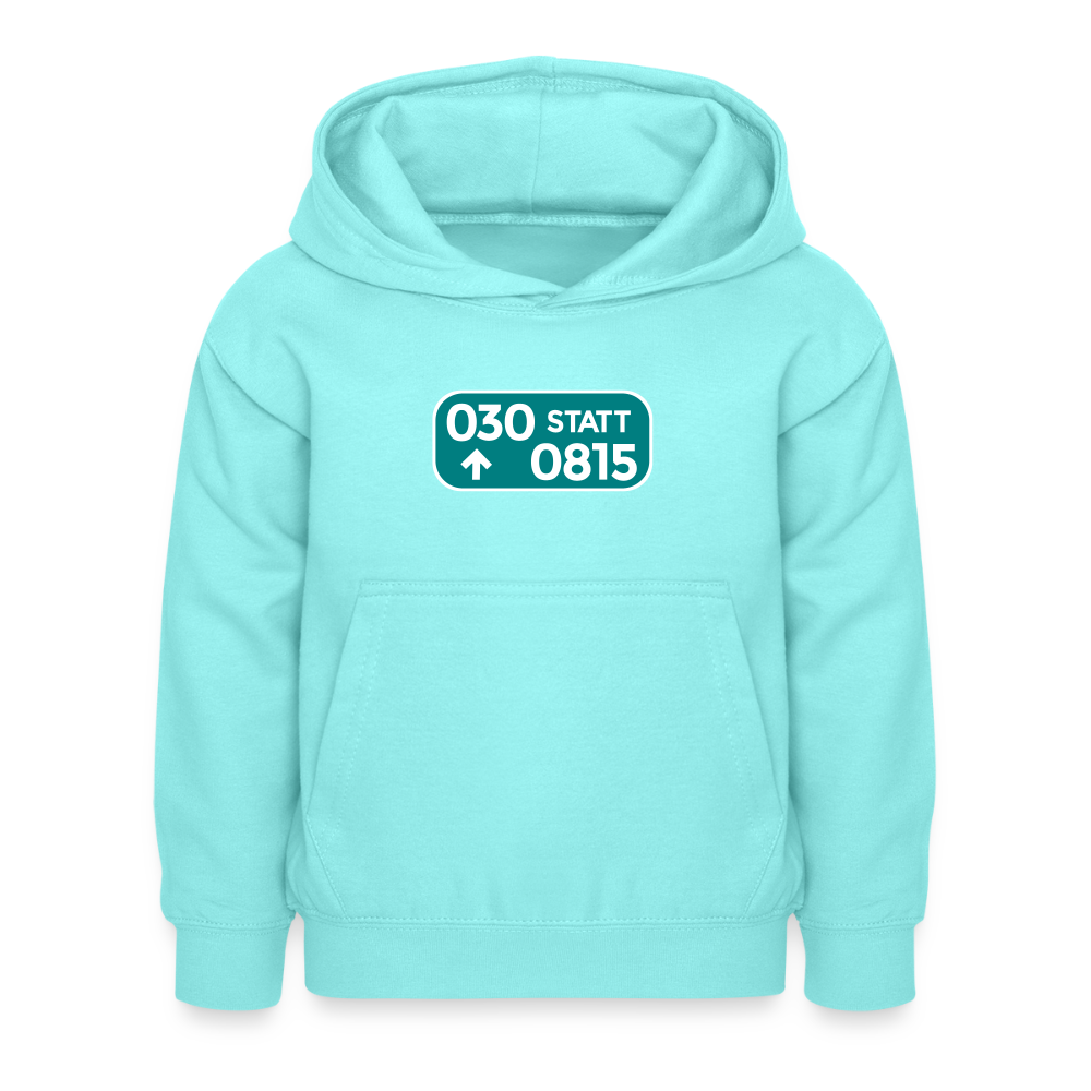 030 statt 0815 - Kinder Hoodie - Pfefferminze