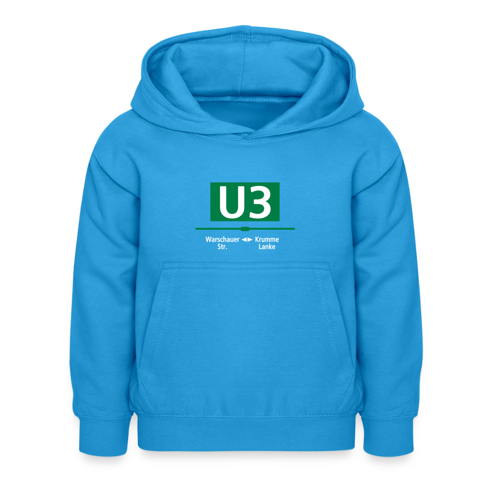 U3 - Kinder Premium Hoodie - Meeresblau
