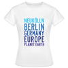 Neukölln Planet Earth - Frauen Premium T-Shirt - Weiß