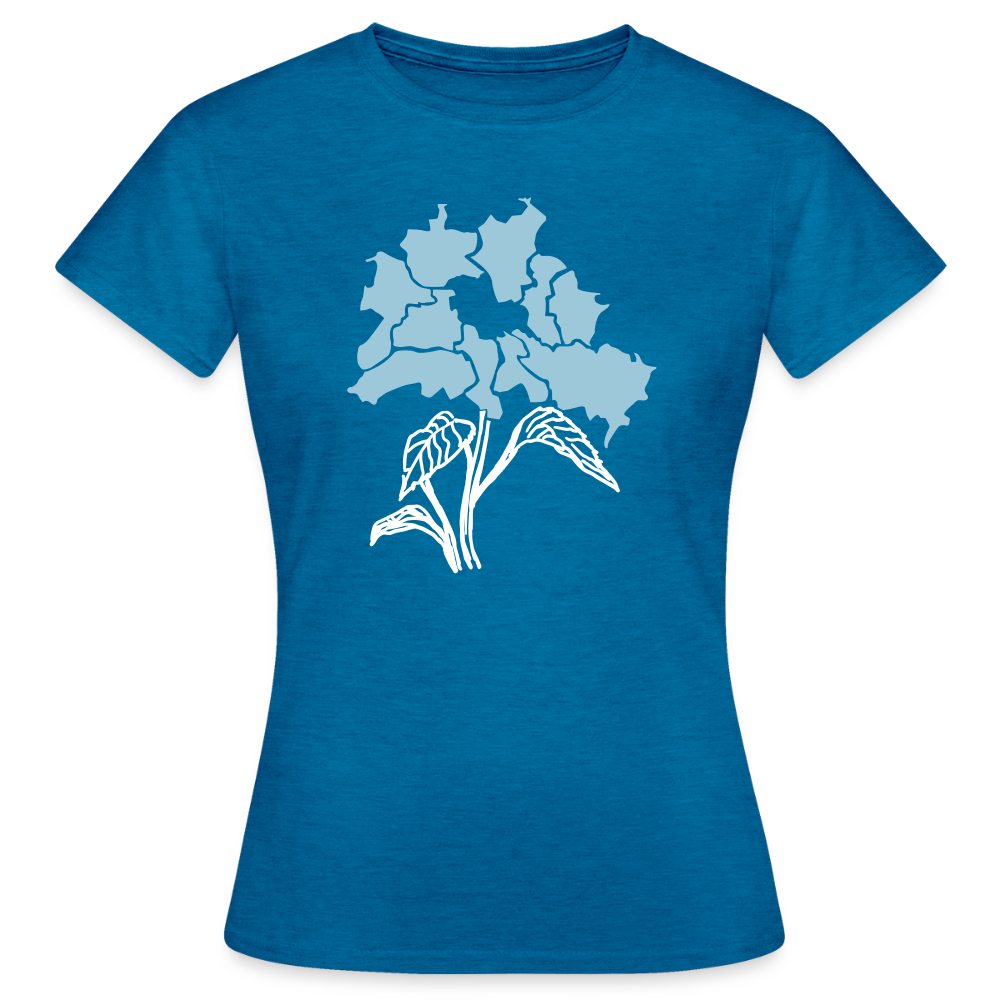 Dit duftet dufte! - Frauen Premium T-Shirt - Antikblaues Saphir meliert