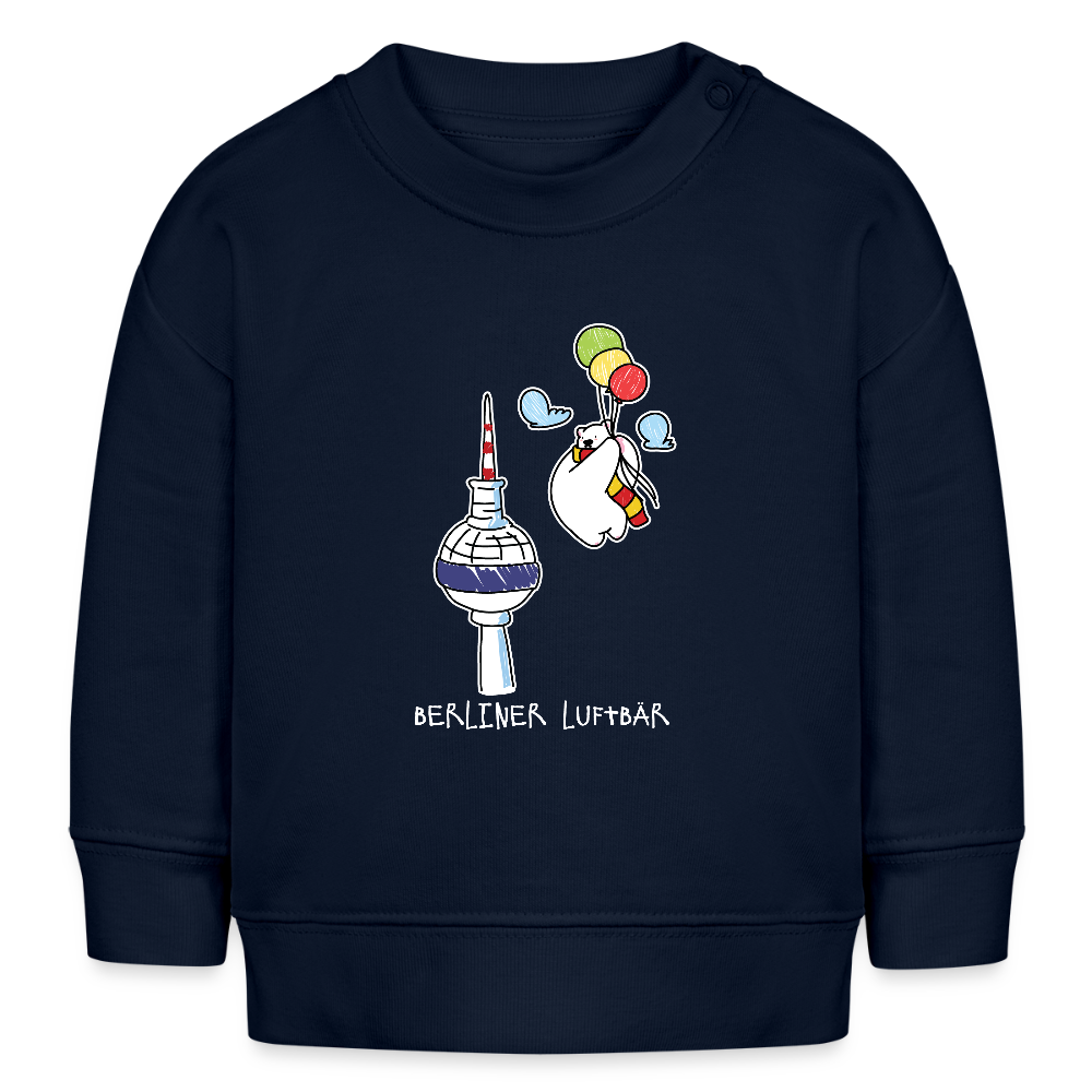 Berliner Luftbär - Baby Bio Pullover - Navy